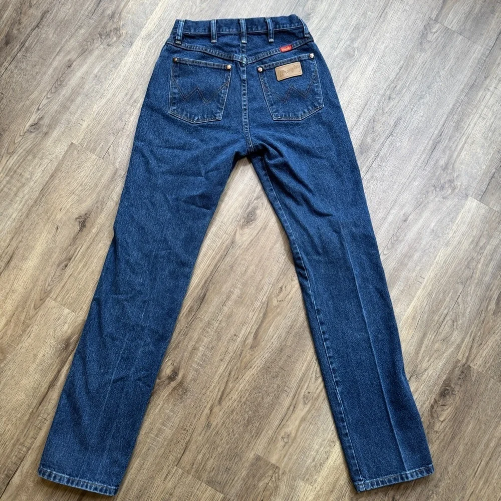 Vintage Women's High-Rise Denim Jeans - Size 7 x 34 Style 14MWZDD - Picture 2 of 15